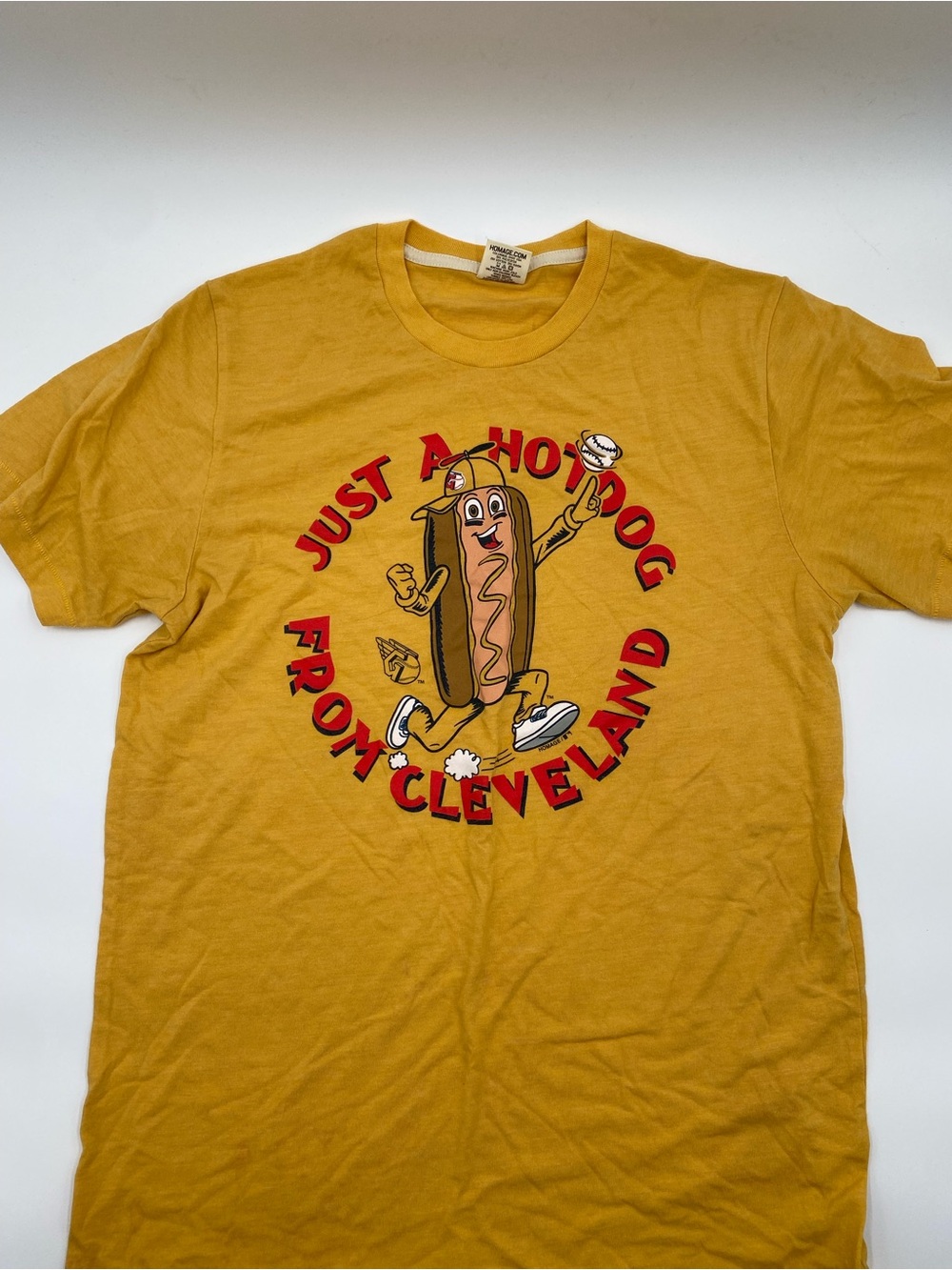 HOMAGE Just a Hotdog from Cleveland' Graphic Tee Size M